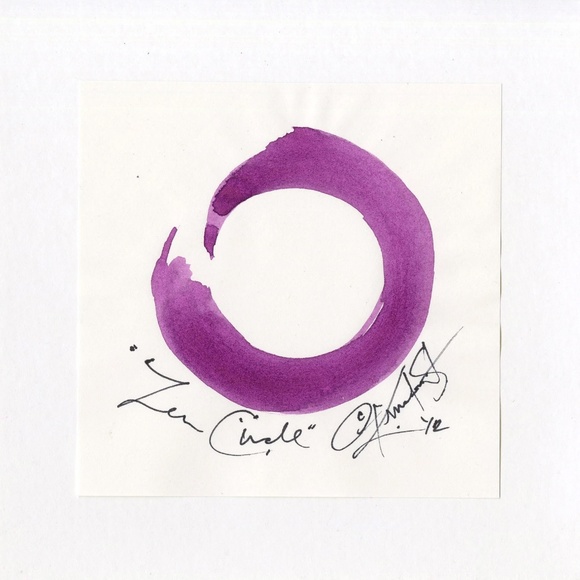 The Zen Circle . 28 . Original Contemporary Modern Spiritual painting - Picture 1 of 2